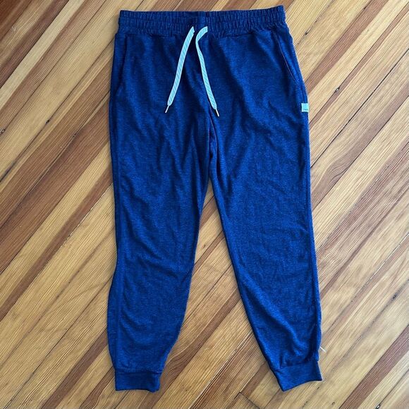 Vuori Women’s DreamKnit Performance Joggers in Midnight Heather Blue Size S - Picture 2 of 7